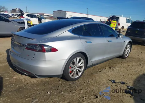 2014 Tesla Model S P85 z USA, uszkodzony, nr VIN 5YJSA1H18EFP40901